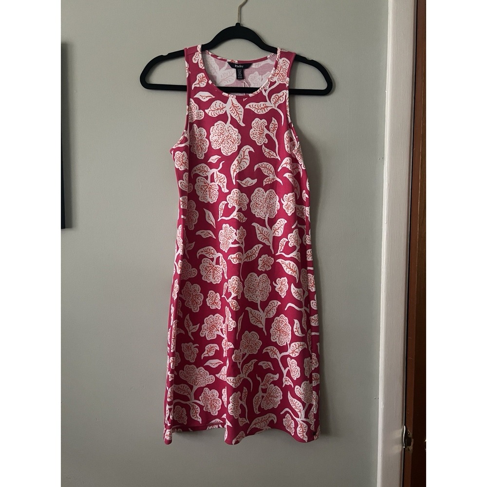 Hatley Sleeveless Bella Dress Pink Orange Women Small Summer Floral NWT